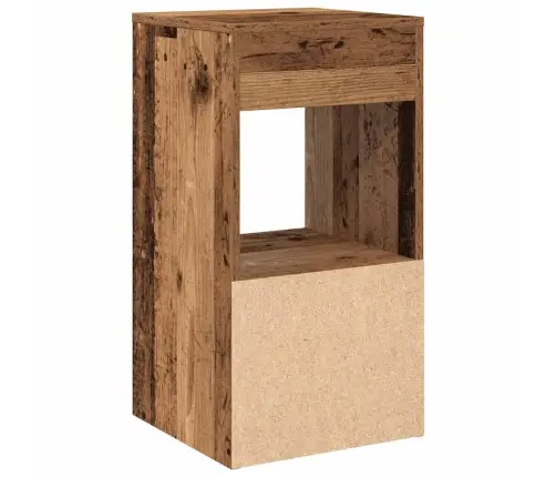 Naktsskapīši Ar Atvilktni, 2 Gab., Veca Koka, 35X34X66,5 Cm Vidaxl