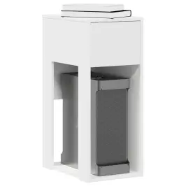 Arvutitorni Alus Sahtliga Valge 30X44X74 Cm