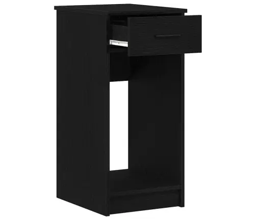 Datora Torņa Statīvs Ar Atvilktni, Melns, 35X45X77 Cm Vidaxl