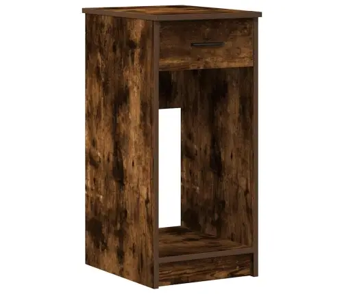 Datora Torņa Statīvs Ar Atvilktni, Ozolkoka, 35X45X77 Cm Vidaxl