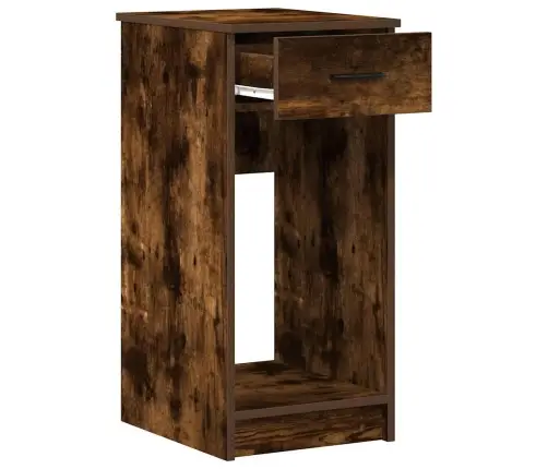 Datora Torņa Statīvs Ar Atvilktni, Ozolkoka, 35X45X77 Cm Vidaxl