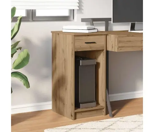 Datora Torņa Statīvs Ar Atvilktni, Koka Krāsa, 35X45X77 Cm Vidaxl