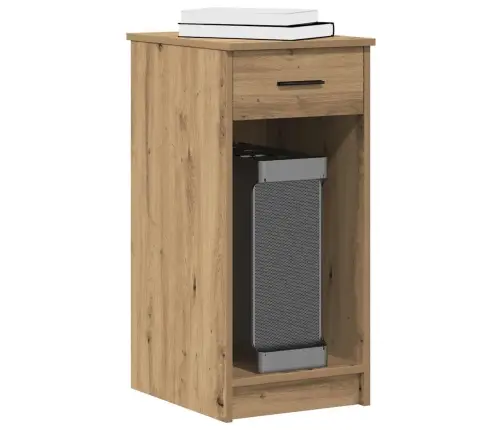 Datora Torņa Statīvs Ar Atvilktni, Koka Krāsa, 35X45X77 Cm Vidaxl