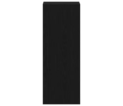 Grāmatu Skapis Saliekams Melns Ozols 30X30X80 Cm Vidaxl