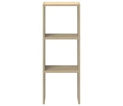 Grāmatu Skapis, Saliekams, Ozolkoka, 30X30X80 Cm Vidaxl