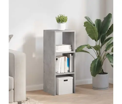 Grāmatu Skapis, Saliekams, Betona Pelēks, 30X30X80 Cm Vidaxl