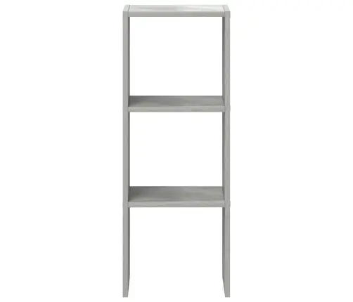 Grāmatu Skapis, Saliekams, Betona Pelēks, 30X30X80 Cm Vidaxl