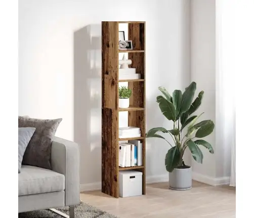 Raamatukapid 2Tk, Virnastatav, Vana Puit, 30X30X80cm Tehispuit