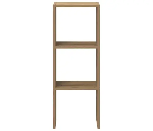 Grāmatu Skapis, Saliekams, Koka Krāsa, 30X30X80 Cm Vidaxl