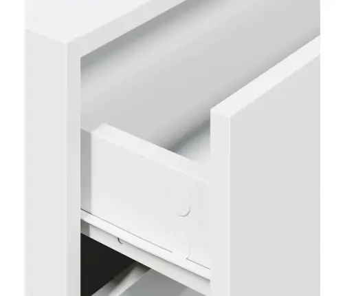 Spintelė Su 2 Stalčiais, Balta, 60X31X40cm Mediena