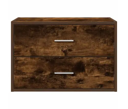 Spintelė Su 2 Stalčiais, Dūminio Ąžuolo, 60X31X40cm Mediena