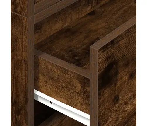 Skapji 2 Atvilktnēm 2Gab Ozola 60X31X40 Cm Inženierijas Koks Vidaxl