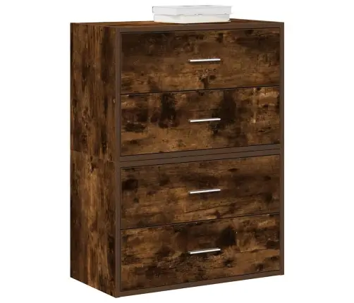 Skapji 2 Atvilktnēm 2Gab Ozola 60X31X40 Cm Inženierijas Koks Vidaxl