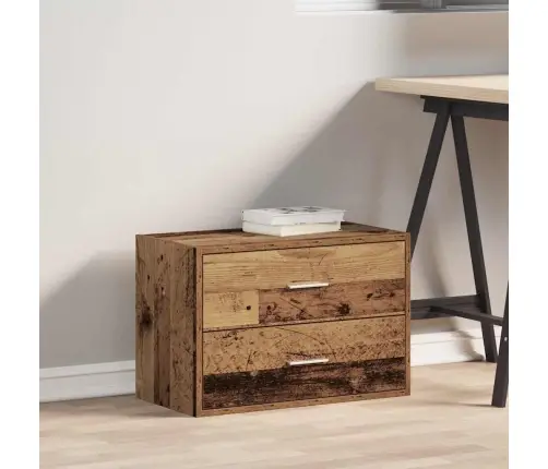 Skapis Ar 2 Atvilktnēm, 60X31X40 Cm, Inženierijas Koks Vidaxl