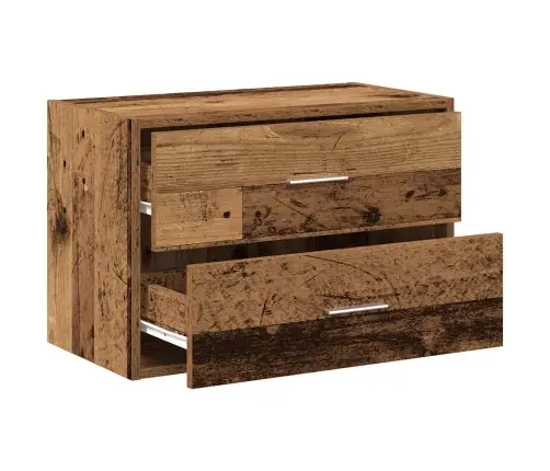 Skapis Ar 2 Atvilktnēm, 60X31X40 Cm, Inženierijas Koks Vidaxl