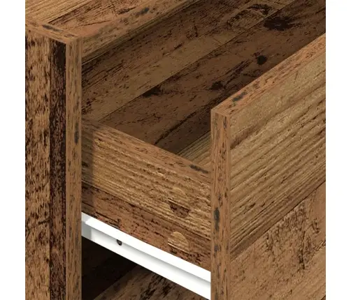 Skapis Ar 2 Atvilktnēm, 60X31X40 Cm, Inženierijas Koks Vidaxl