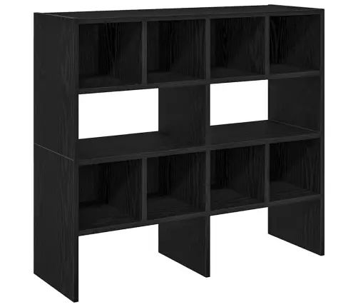 Apavu Plaukti 2 Gab Sakraujami Melnais Ozols 89,5X30X40 Cm Vidaxl