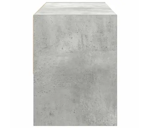 Apavu Skapis Saliekamas Betona Pelēks 89,5X30X40 Cm Vidaxl