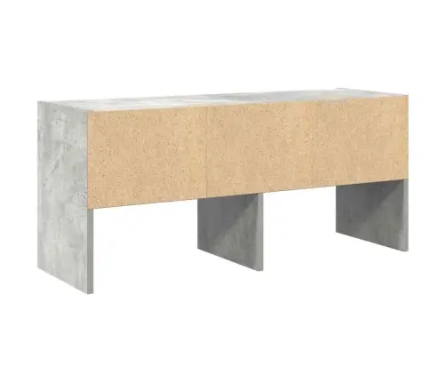 Apavu Skapis Saliekamas Betona Pelēks 89,5X30X40 Cm Vidaxl