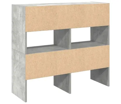 Batų Lentynos, 2 Vnt., Sukraunamos, Pilka, 89,5X30X40Cm