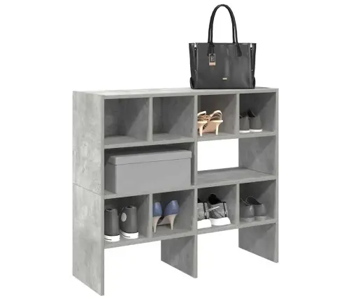 Batų Lentynos, 2 Vnt., Sukraunamos, Pilka, 89,5X30X40Cm