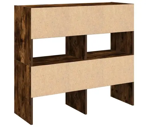 Batų Lentynos, 2 Vnt., Sukraunamos, Dūminio, 89,5X30X40Cm