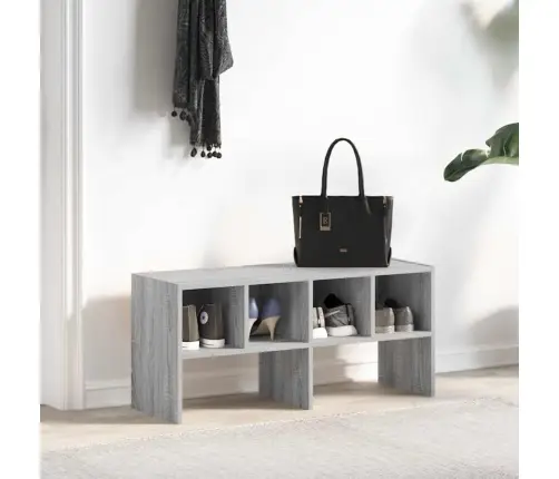 Batų Lentyna, Sukraunamos, Pilka, 89,5X30X40Cm