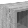 Kingariiulid 2 Tk Virnastatavad, Hall Sonoma Tamm, 89,5X30X40Cm