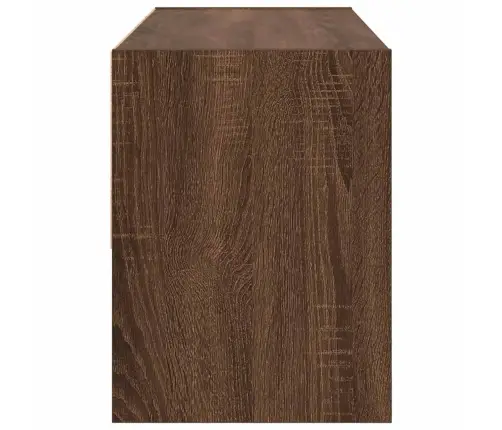 Apavu Skapis Saliekamas Brūna Ozolkoka 89,5X30X40 Cm Vidaxl