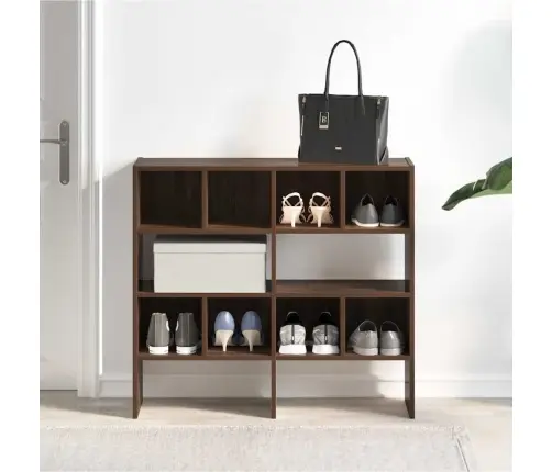 Apavu Plaukti 2 Gab Sakraujami Brūna Ozolkoka 89,5X30X40 Cm Vidaxl