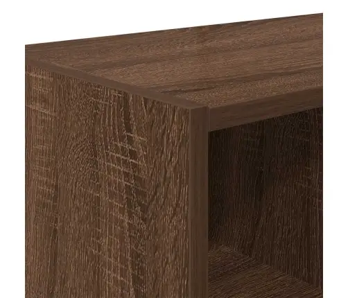 Apavu Plaukti 2 Gab Sakraujami Brūna Ozolkoka 89,5X30X40 Cm Vidaxl