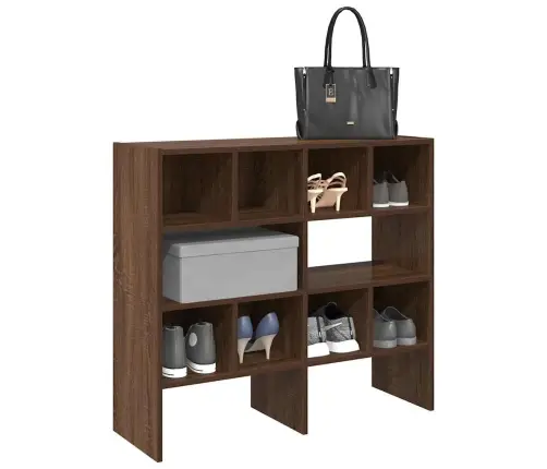 Apavu Plaukti 2 Gab Sakraujami Brūna Ozolkoka 89,5X30X40 Cm Vidaxl