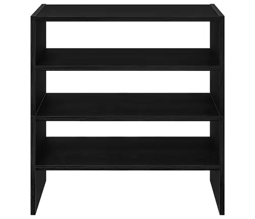 Apavu Plaukti 2 Gab Sakraujami Melnais Ozols 60X30X30,5 Cm Vidaxl