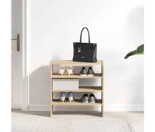 Apavu Plaukti 2 Gab Sakraujami Ozola Krāsa 60X30X30,5 Cm Vidaxl