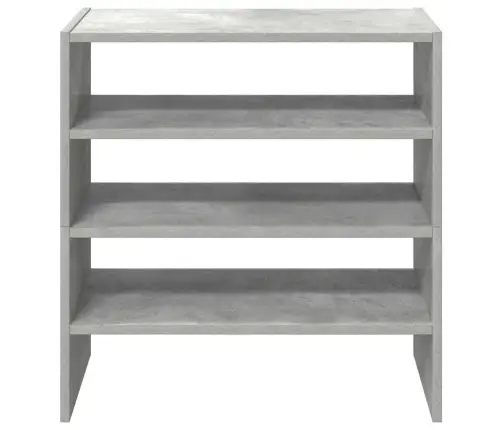 Apavu Plaukti 2 Gab Sakraujami Betona Pelēks 60X30X30,5 Cm Vidaxl