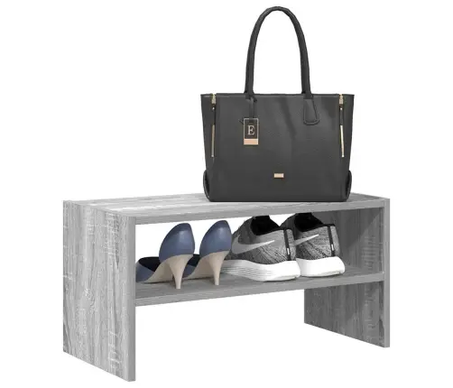 Batų Lentyna, Sukraunamos, Pilka, 60X30X30,5Cm