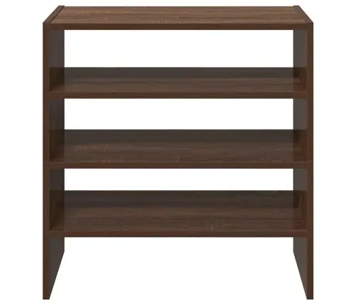 Apavu Plaukti 2 Gab Sakraujami Brūna Ozolkoka 60X30X30,5 Cm Vidaxl