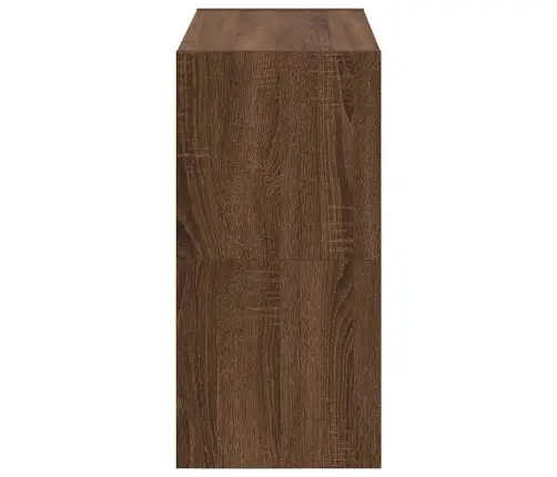 Apavu Plaukti 2 Gab Sakraujami Brūna Ozolkoka 60X30X30,5 Cm Vidaxl