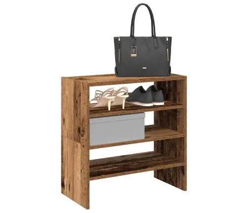 Apavu Plaukti 2 Gab Sakraujami Veca Koka 60X30X30,5 Cm Vidaxl