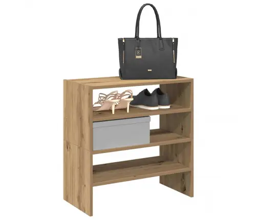 Apavu Plaukti 2 Gab Sakraujami Koka Krāsā 60X30X30,5 Cm Vidaxl