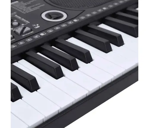 61Keys Klavieru Elektriskā Tastatūra Ar Mūzikas Statīvu Bērniem Vidaxl