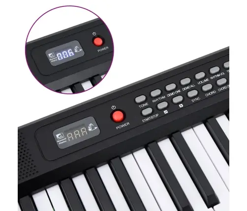 88 Keys Klavieru Elektriskā Klaviatūra Ar Mūzikas Statīvu Vidaxl