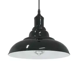 Piekaramā Lampa, Regulējams Augstums E27 Spīdums Melns Ø 31 Cm Vidaxl