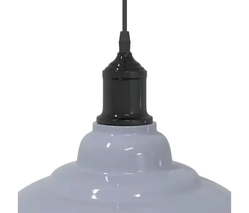 Rippvalgusti Kõrgus Reguleeritav E27 Läikega Hall Ø 31Cm Metall