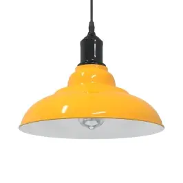 Piekaramā Lampa, Regulējams Augstums E27 Spīdums Dzeltens Ø31Cm Vidaxl