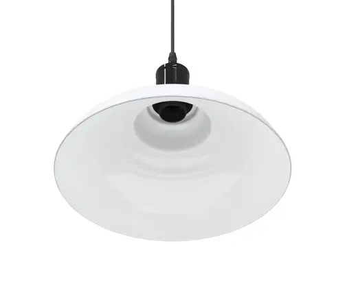 Piekarināmās Lampas Augstums Regulējams E27 Spīdīgs Balts Ø31Cm Vidaxl