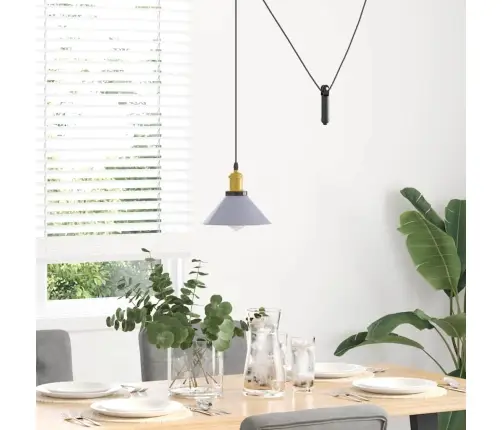 Pakabinamas Lempos, Aukštis Reguliuojamas, E27, Ø 22cm Metalas