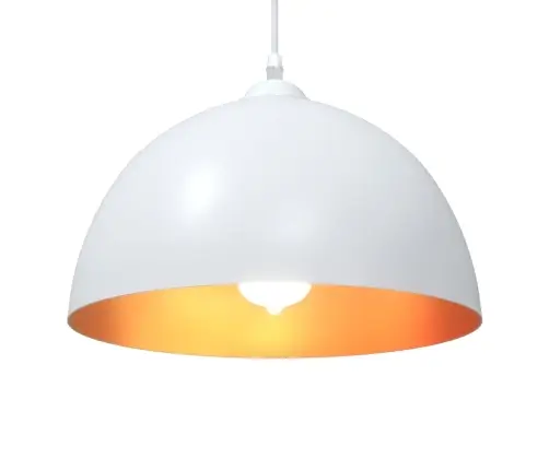 Piekaramās Lampas 2 Gab. Regulējams Augstums E27 Balts Ø 30 Cm Vidaxl