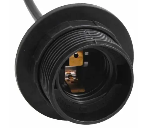 Piekarināma Lampa Ar 3 Lampu Turētājiem E27 Black Metal Vidaxl