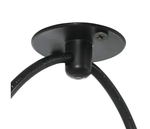 Piekaramā Lampa Ar 5 Lampu Turētājiem E27 Melns Metāls Vidaxl